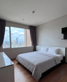 รูปภาพ 📍 For Rent: Villa Sathorn Condominium | 1 Large Bedroom, 49.70 sq.m., Right next to BTS Krung Thon Buri Station, IconSiam View, Ready to Move In