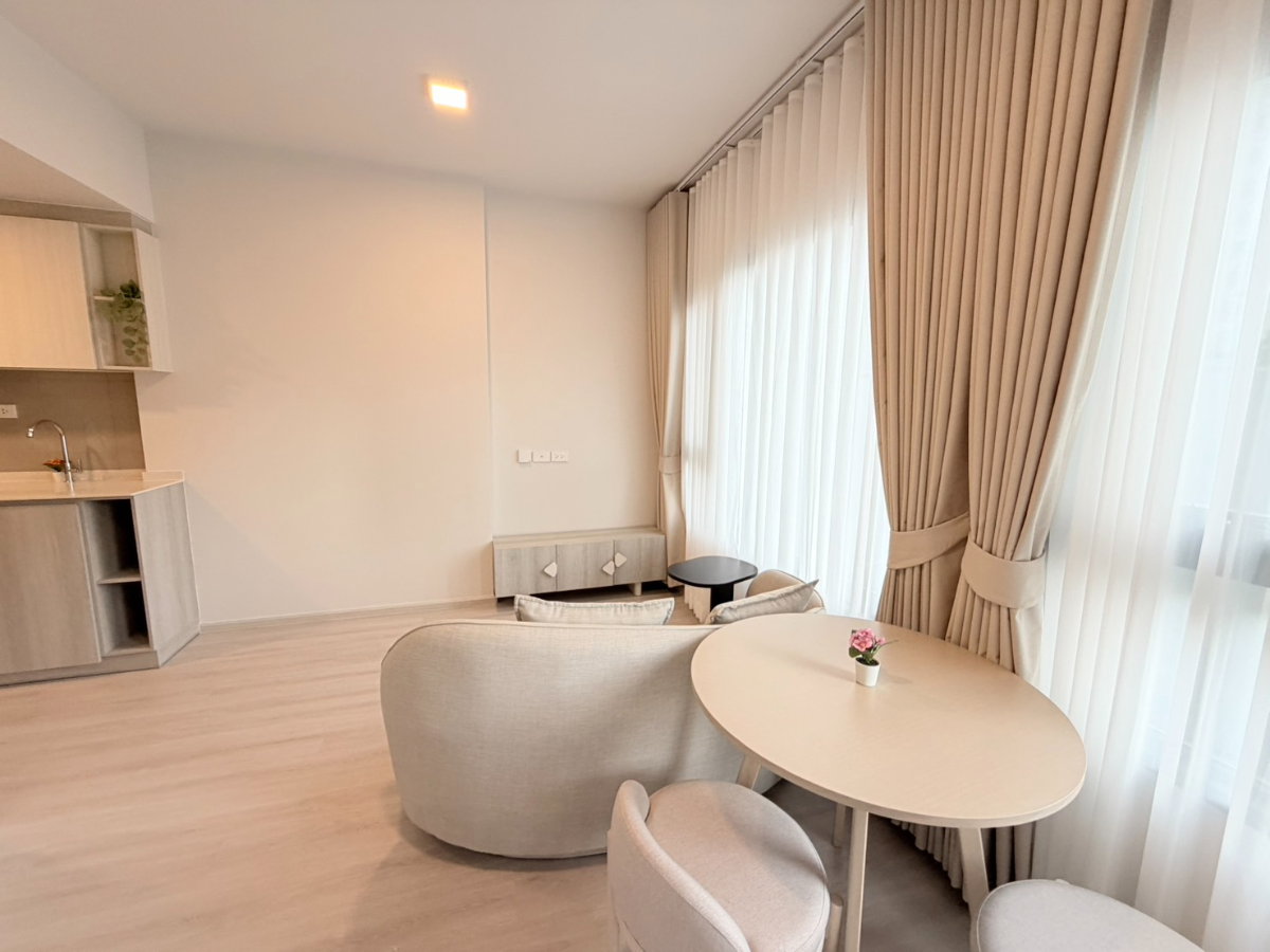 รูป ให้เช่าใหม่ COBE Ratchada – Rama 9 ห้องสวย 1 ห้องนอน ใกล้ MRT ศูนย์วัฒนธรรม โทร. 098-9690236 (แจน)   - รูปที่ 6/11