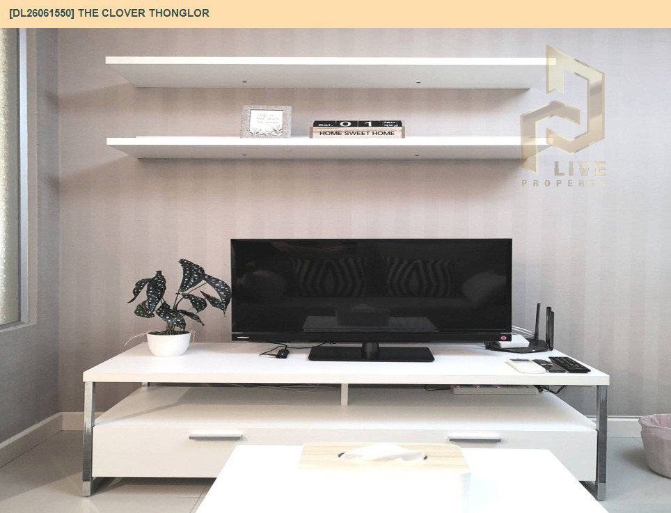 รูป DL26061550 ให้เช่าคอนโด เดอะ โคลเวอร์ ทองหล่อ (The Clover Thonglor) ใกล้ BTS ทองหล่อ พร้อมเข้าอยู่ โทรด่วน 0614453194 LineID @952jdxxk - รูปที่ 3/17