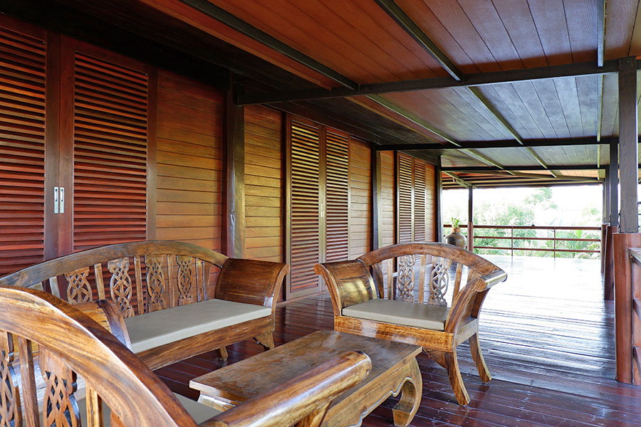 รูป  ให้เช่าบ้านเดี่ยว 2 ชั้น บนพื้นที่กว้าง บรรยากาศเงียบสงบ พร้อมเฟอร์นิเจอร์ครบ  #AMR-H0137 - รูปที่ 9/24