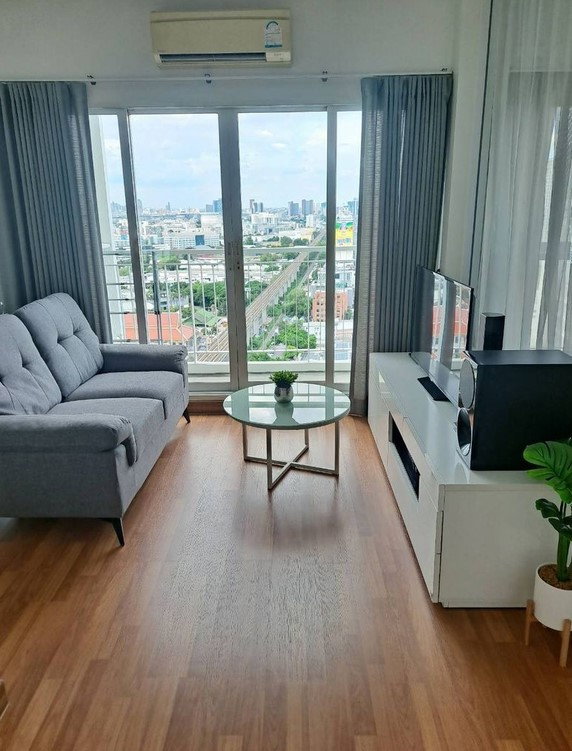 รูป คอนโดให้เช่า The Parkland Grand อโศก–เพชรบุรี ชั้น 26 วิวเมืองสวย แต่งครบ ใกล้ มศว ใกล้ MRT เพชรบุรี 500 ม. 35 ตร.ม. 1 ห้องนอน ชั้น 26 - รูปที่ 6/16