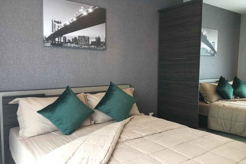 For Rent !! Life Sukhumvit 48, 1 bedroom, 1 bathroom, high floor 17++, city view, Kitchen closed !! Code C20240200523 furnished, ready to move in📣📣