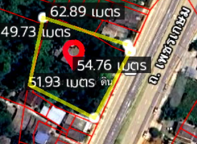 Factory for sale Siam University : ✅ Land for sale in Ranong Province, adjacent to Phetkasem Road (Highway 4); suitable for a factory or hotel.