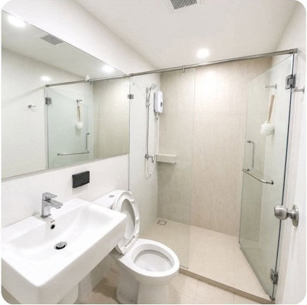 รูป ดิ ออริจิ้น สุขุมวิท 105 1B1B ชั้น 7 ตึก B ขนาด 27.65 ตร.ม. เช่า 11,000 บาท/เดือน พร้อมเข้าอยู่ - รูปที่ 4/4