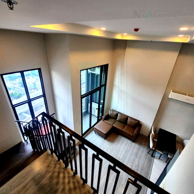 Condos for sale : 🔺 For Sell Condo KEN ATTITUDE RATTANATHIBET Building 1, Floor 20,Duplex 2 bed room, Room size 76 sqm