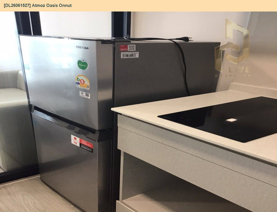 รูป DL26061527 ให้เช่าคอนโด แอทโมซ โอเอซิส อ่อนนุช (Atmoz Oasis Onnut) ใกล้ - พร้อมเข้าอยู่ โทรด่วน 0614453194 LineID @952jdxxk - รูปที่ 2/6