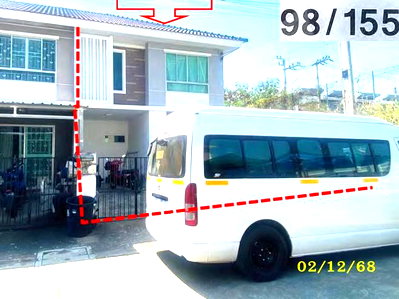 Townhouses for sale Chonburi : TOWN HOUSE 31.2 Sq.w. Si Racha Chonburi for 2M