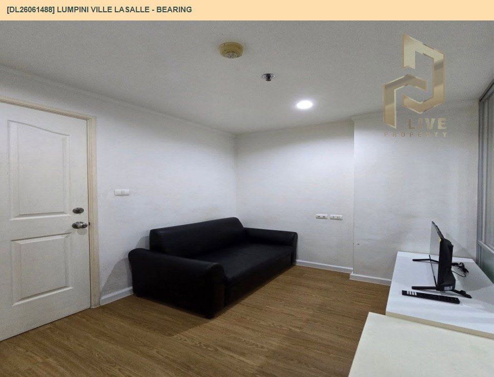 รูป DL26061488 ให้เช่าคอนโด ลุมพินี วิลล์ ลาซาล - แบริ่ง (Lumpini Ville Lasalle - Bearing) ใกล้ BTS แบริ่ง พร้อมเข้าอยู่ โทรด่วน 0638692663 LineID @952jdxxk - รูปที่ 7/14