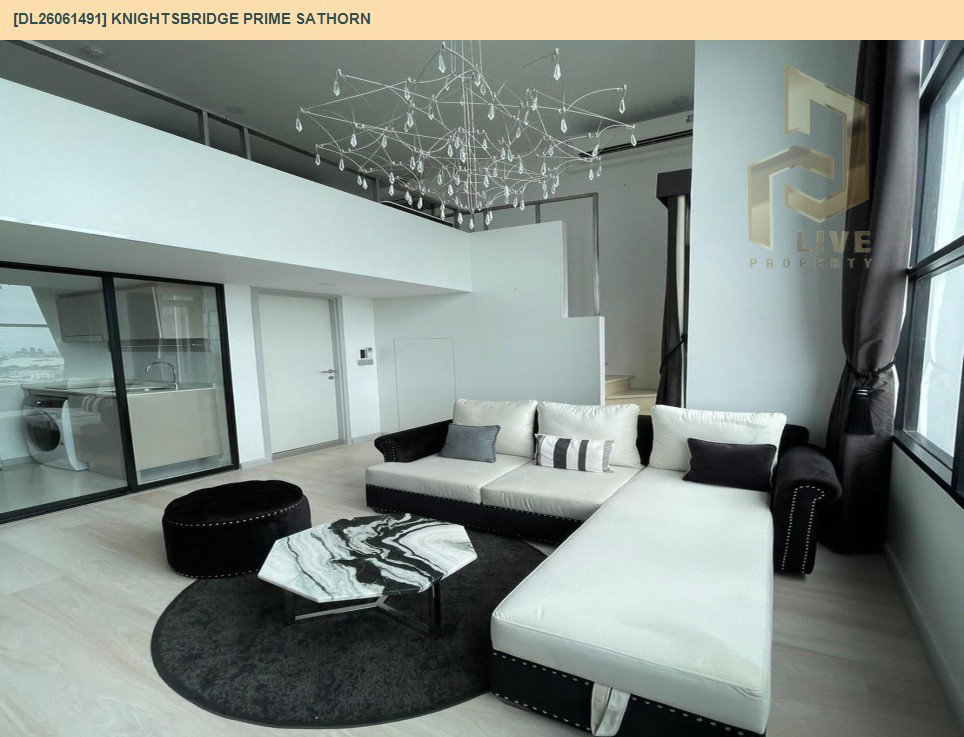 รูป DL26061491 ขายคอนโด ไนท์บริดจ์ ไพร์ม สาทร (Knightsbridge Prime Sathorn) ใกล้ BTS ช่องนนทรี พร้อมเข้าอยู่ โทรด่วน 0638692663 LineID @952jdxxk - รูปที่ 3/12