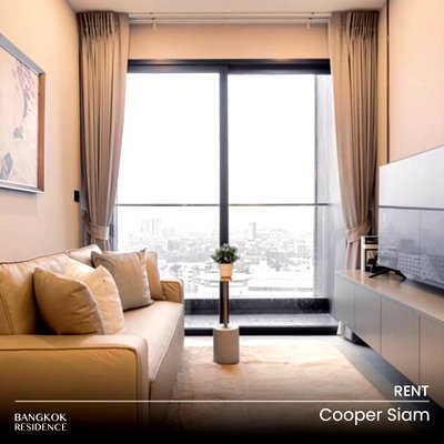 คอนโดให้เช่า : เช่าคอนโด 🌃 Cooper Siam 1นอน 35ตร.ม. 30k 🔮 ห้องแต่งสวย เฟอร์ครบ ใกล้ BTS สนามกีฬาแห่งชาติ 