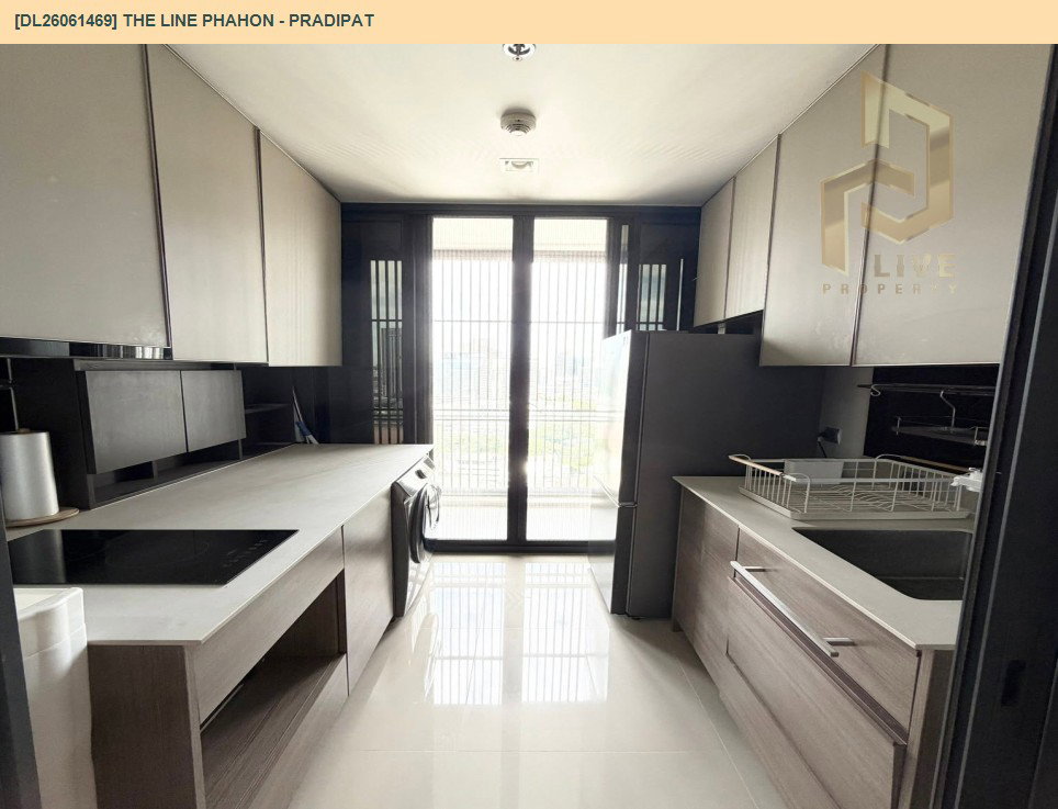 รูป DL26061469 ให้เช่าคอนโด เดอะ ไลน์ พหล - ประดิพัทธ์ (THE LINE Phahon - Pradipat) ใกล้ BTS สะพานควาย พร้อมเข้าอยู่ โทรด่วน 0638692663 LineID @952jdxxk - รูปที่ 6/7