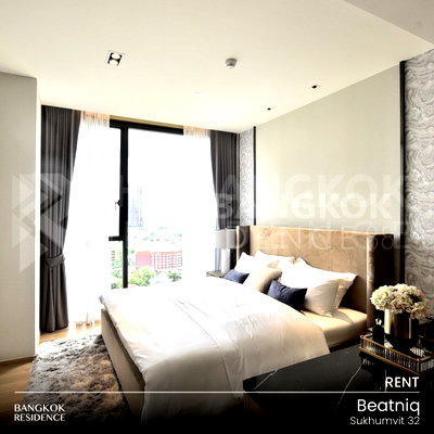 Condos for rent : Rental Condo 🌃 Beatniq Sukhumvit 32, 1BR 58 sq.m. 58K 💖 High-Floor Unit, Beautiful Open View, Near BTS Thonglo 