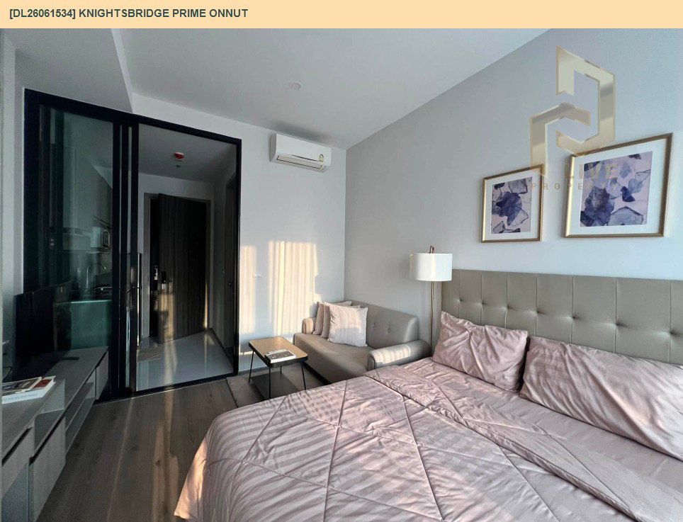 รูป DL26061534 ให้เช่าคอนโด ไนท์บริดจ์ ไพร์ม อ่อนนุช (Knightsbridge Prime Onnut) ใกล้ BTS อ่อนนุช พร้อมเข้าอยู่ โทรด่วน 0614453194 LineID @952jdxxk - รูปที่ 6/9