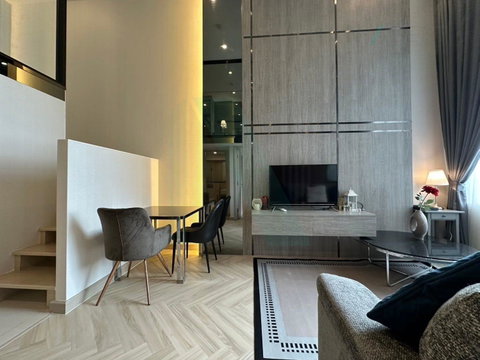📌 For Sell Condo KNIGHTSBRIDGE PRIME SATHORN Building 1, Floor 26,Duplex, Room size 45 sqm