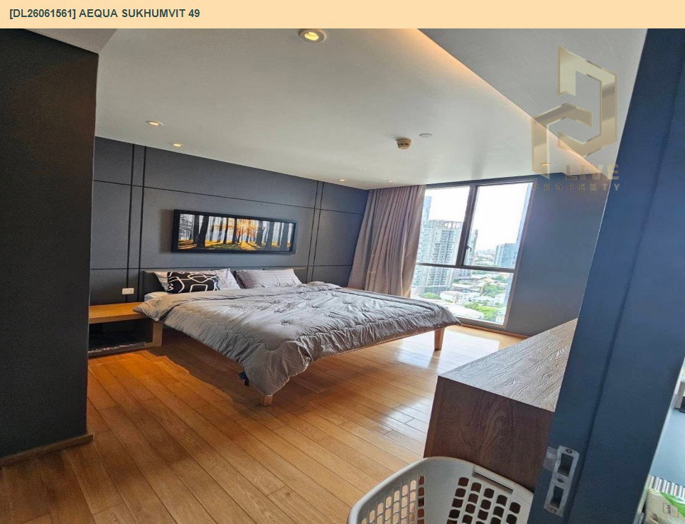 รูป DL26061561 ให้เช่าคอนโด เอควา สุขมวิท 49 (Aequa Sukhumvit 49) ใกล้ BTS ทองหล่อ พร้อมเข้าอยู่ โทรด่วน 0638692663 LineID @952jdxxk - รูปที่ 2/12