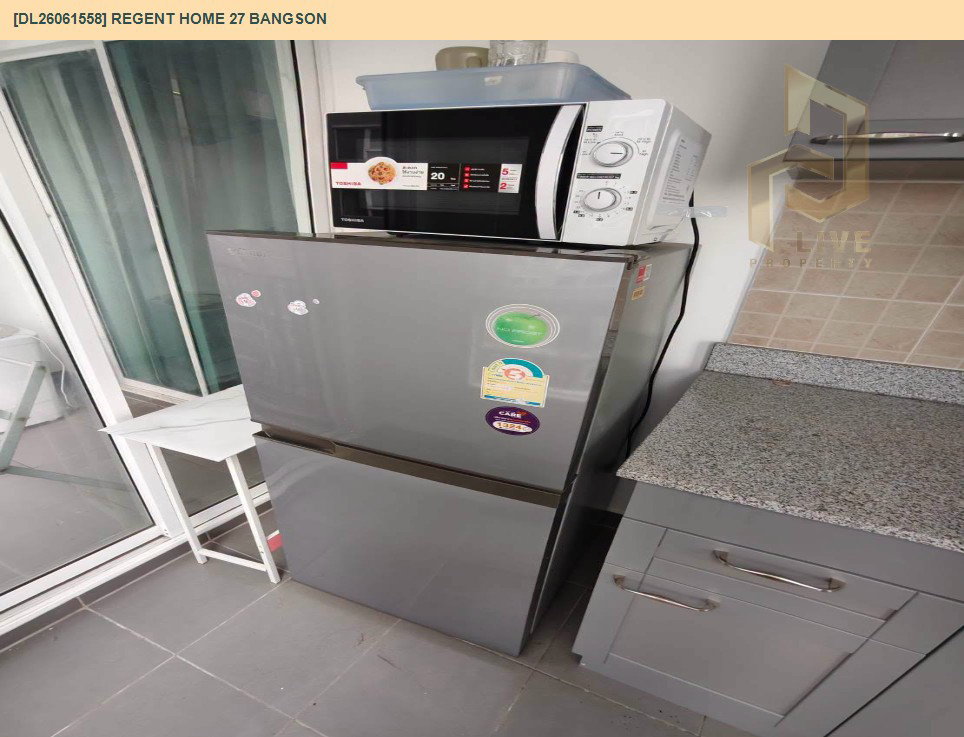 รูป DL26061558 ให้เช่าคอนโด รีเจ้นท์ โฮม 27 บางซ่อน (Regent Home 27 Bangson) ใกล้ - พร้อมเข้าอยู่ โทรด่วน 0638692663 LineID @952jdxxk - รูปที่ 10/15