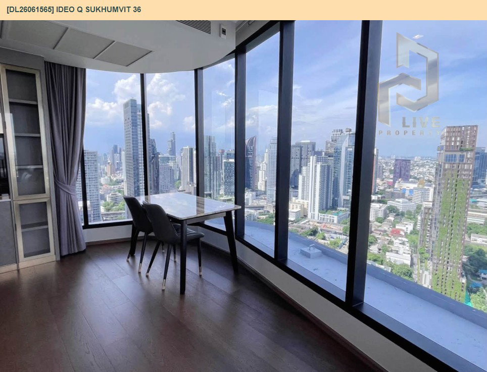 รูป DL26061565 ให้เช่าคอนโด ไอดีโอ คิว สุขุมวิท 36 (IDEO Q Sukhumvit 36) ใกล้ BTS ทองหล่อ พร้อมเข้าอยู่ โทรด่วน 0653619502 LineID @952jdxxk - รูปที่ 4/8