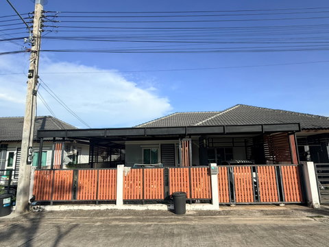 บ้านแฝดชั้นเดียว ทำเลดี ใกล้โรบินสัน หมู่บ้านสิรารมย์ เพียง 2.19 ล้านบาท