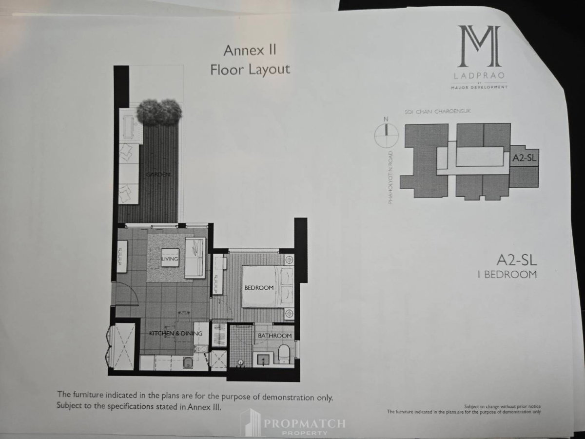 รูป PM000161 ✨Flash Deal ✨ M Ladprao (1Bed 1Bath 34 SQM.) พร้อมอยู่ ! เพียง 23,000 บาทต่อเดือน Tel.0981315848 @propmatch - รูปที่ 8/8