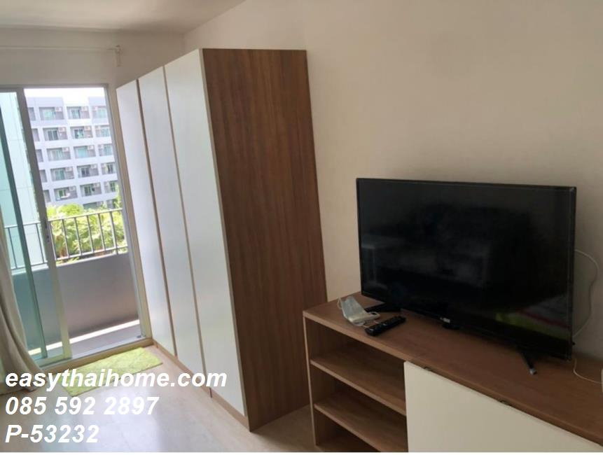 รูป P-53232 📢 ประกาศเช่าคอนโดใกล้ BTS ปุณณวิถี | โครงการ เอลลิโอ คอนโด สุขุมวิท 64 ชั้น6 วิวเมือง Line: @easythaihome 085-592-2897 - รูปที่ 4/7