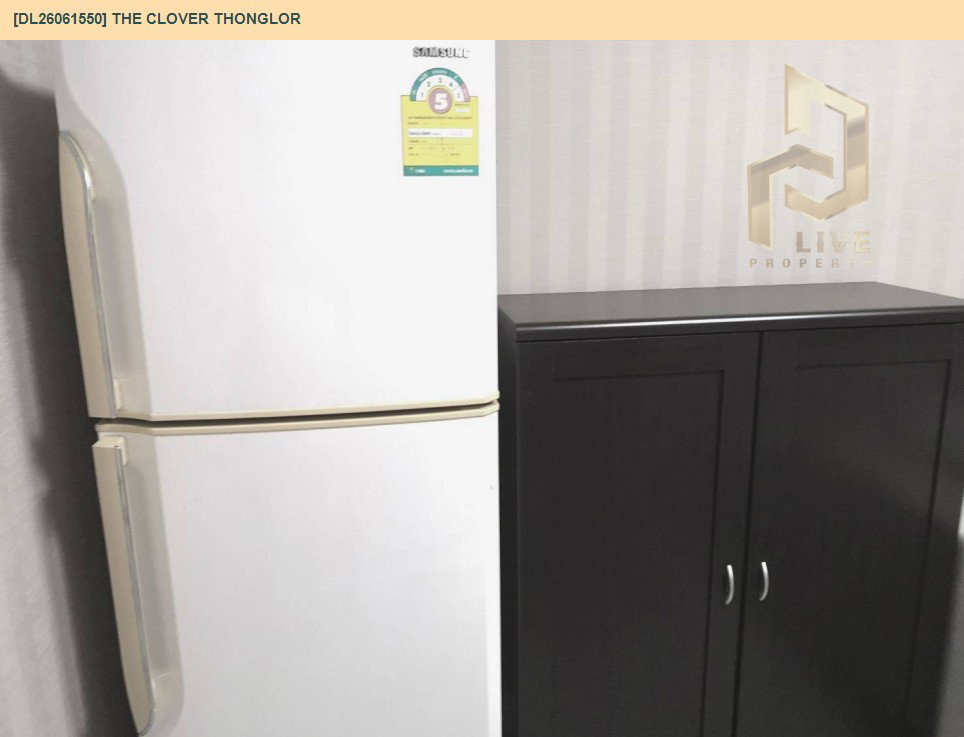 รูป DL26061550 ให้เช่าคอนโด เดอะ โคลเวอร์ ทองหล่อ (The Clover Thonglor) ใกล้ BTS ทองหล่อ พร้อมเข้าอยู่ โทรด่วน 0614453194 LineID @952jdxxk - รูปที่ 7/17