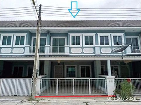 ทาวน์เฮ้าส์ 21.3 ตร.วา ปานะนนท์ พานทอง ชลบุรี 2.3M