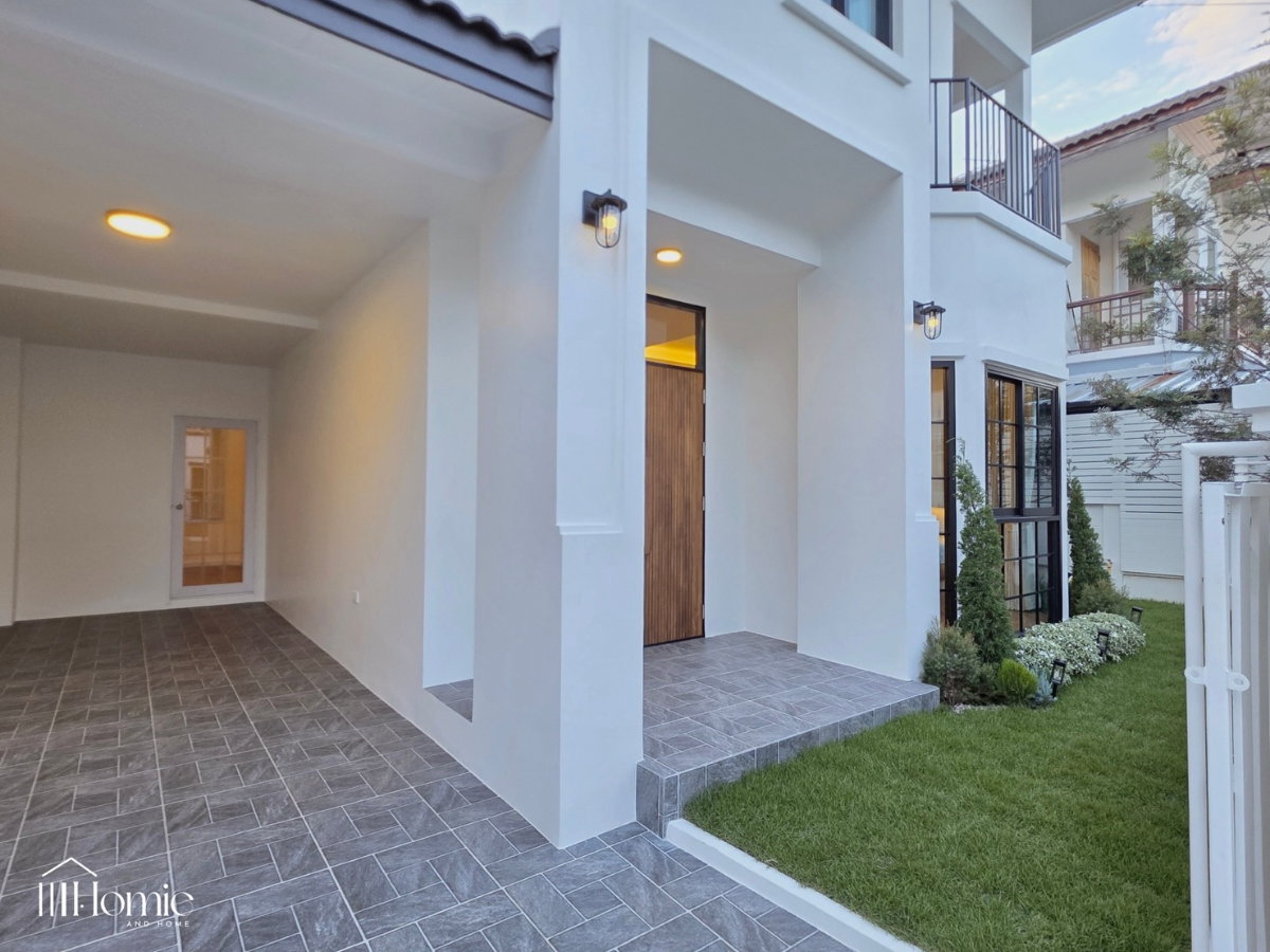 รูป บ้านแฝด สวยตกแต่งมีสไตล์ รีโนเวทใหม่ทั้งหลัง บ้านฟ้าปิยรมย์ เฟส4 ลำลูกกาคลอง6 ปทุมธานี ทำเลดี แต่งเฟอร์นิเจอร์ สวน น่าอยู่ - รูปที่ 3/35