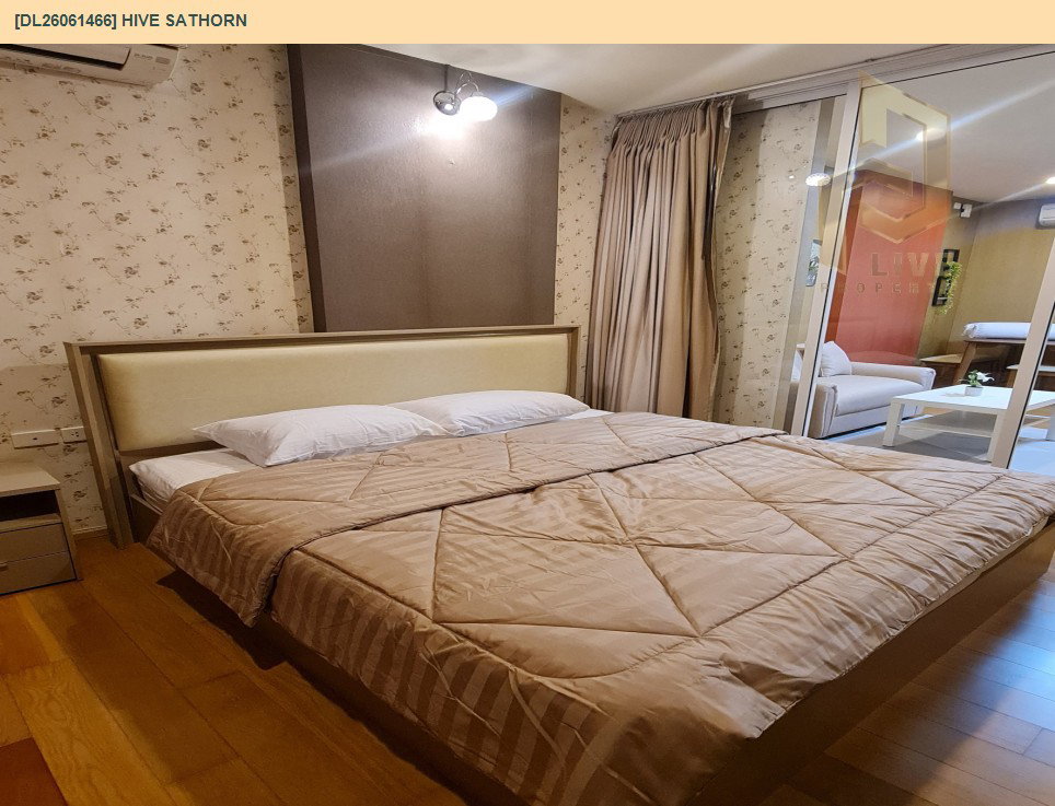 รูป DL26061466 ให้เช่าคอนโด ไฮฟ์ สาทร (Hive Sathorn) ใกล้ BTS กรุงธนบุรี พร้อมเข้าอยู่ โทรด่วน 0614453194 LineID @952jdxxk - รูปที่ 2/9