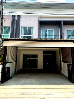 เช่าบ้านเดี่ยว นิคมอุตสาหกรรมบางปู : HU7459 ทาวน์โฮมให้เช่า เดอะ ทรัสต์ ศรีนครินทร์-แพรกษา สมุทรปราการ