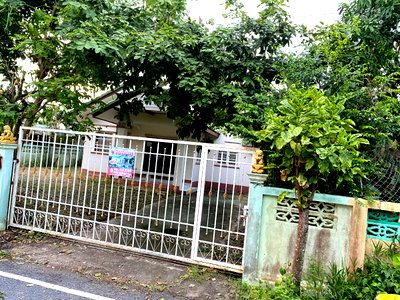 บ้านเดี่ยว นนทบุรี : ขายบ้านเดี่ยวชั้นเดียว บ้านใหม่ 92 ตร.ว. พร้อมเฟอร์นิเจอร์ครบ เข้าอยู่ได้ทันที ซอย รร.บ้านใหม่ บางใหญ่ นนทบุรี