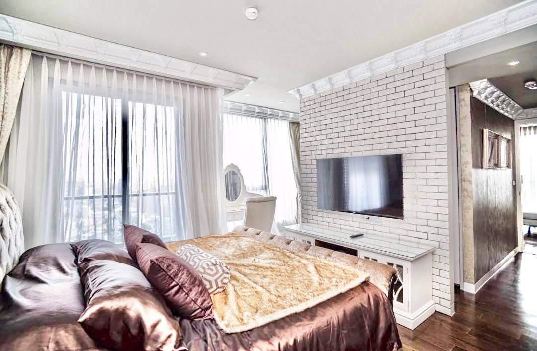 รูป ให้เช่า Mini Penthouse ชั้น 45 ห้องมุม | The Lumpini 24 สุขุมวิท 24 | วิวเมืองและวิวแม่น้ำ | ใกล้ BTS พร้อมพงษ์ - รูปที่ 2/15
