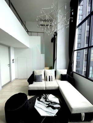 Condos for rent : 🎉 For Rent Condo KNIGHTSBRIDGE PRIME SATHORN Building 1, Floor 36,Duplex, Room size 37 sqm