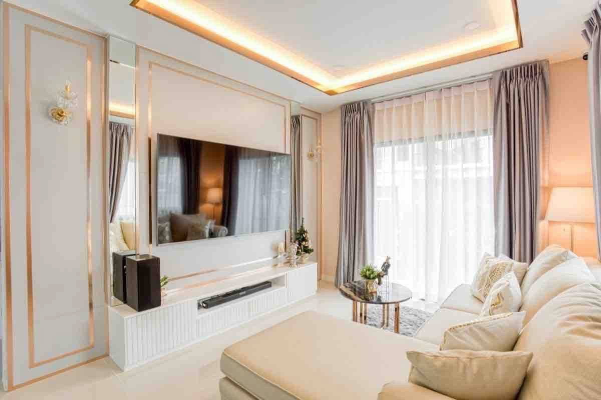 รูป 🏡 ให้เช่าบ้านแฝดสุดหรู Britania วงแหวน–หทัยราษฎร์ 3 ห้องนอน 2 ห้องน้ำ บ้านใหม่ ตกแต่งครบ พร้อมเข้าอยู่ ราคาพิเศษ! รับต่างชาติ - รูปที่ 3/13