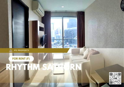 คอนโดให้เช่า : ให้เช่า 🔥 Rhythm Sathorn 🔥 เฟอร์นิเจอร์ และ เครื่องใช้ไฟฟ้าครบ ใกล้ โรงพยาบาลเซนต์หลุยส์