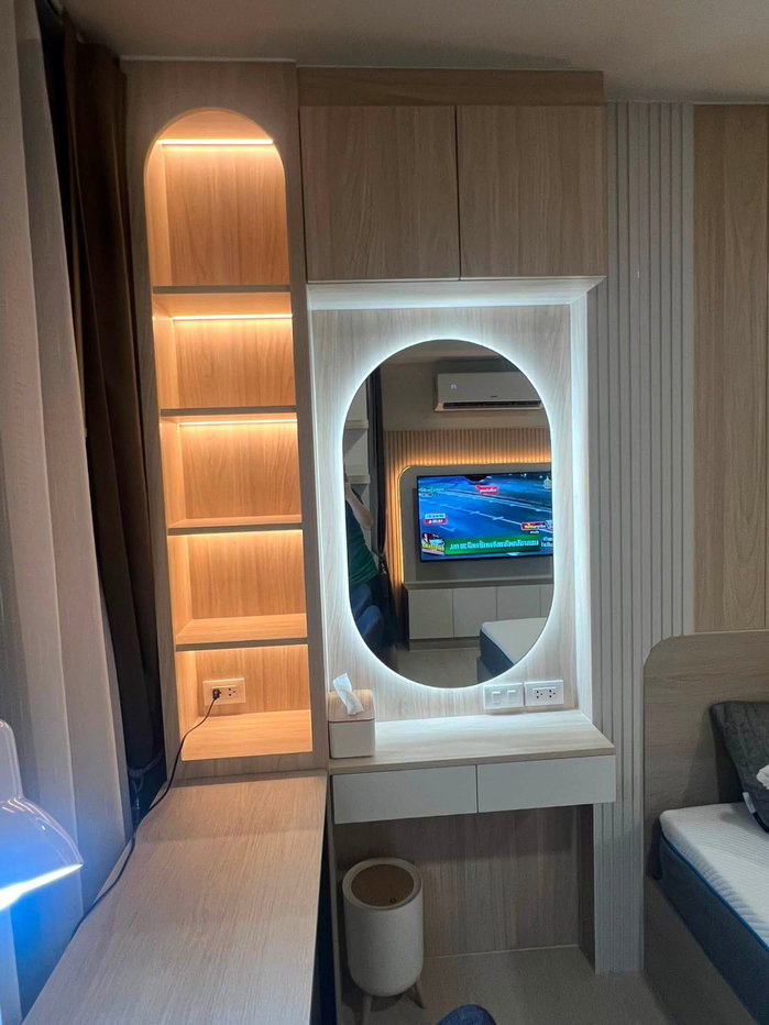 รูป *AP246* 🔥ตรงข้าม ม.กรุงเทพ | D Condo Hype Rangsit | Muji Style | เครื่องซักอบ + Lunio Mattress | เริ่ม 12,500.-/เดือน - รูปที่ 6/7