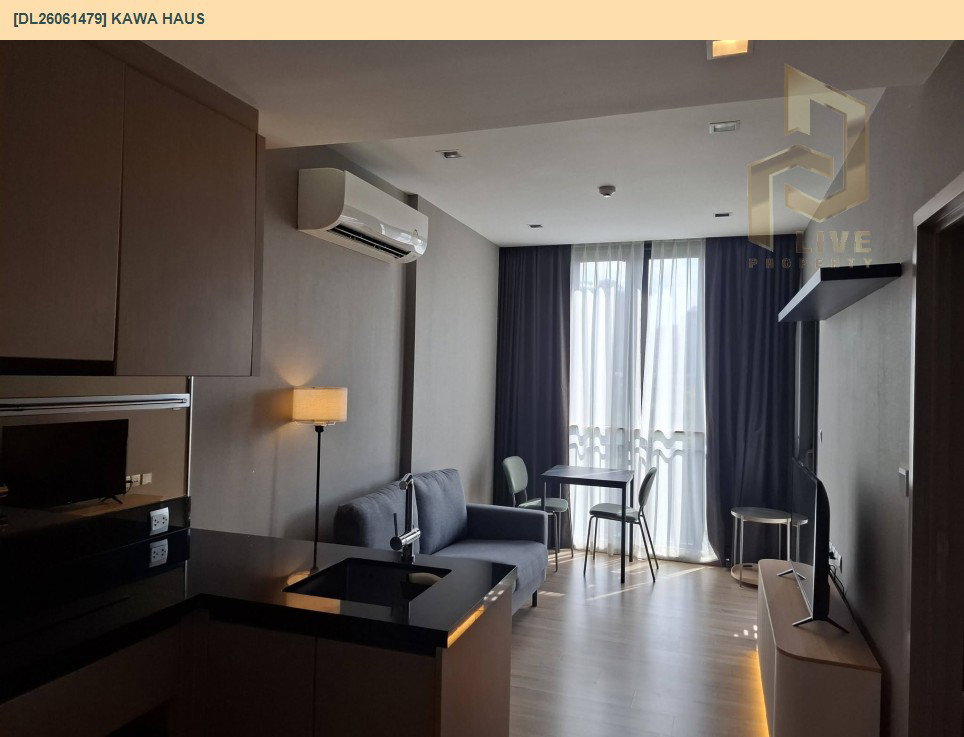 รูป DL26061479 ให้เช่าคอนโด คาวะ เฮาส์ (KAWA HAUS) ใกล้ BTS อ่อนนุช พร้อมเข้าอยู่ โทรด่วน 0638692663 LineID @952jdxxk - รูปที่ 4/6