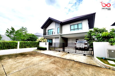บ้านเดี่ยว นนทบุรี : ขายบ้านเดี่ยว 2 ชั้น หลังริม 87 ตร.ว. เวนิว โฟลว์ แจ้งวัฒนะ ปากเกร็ด นนทบุรี