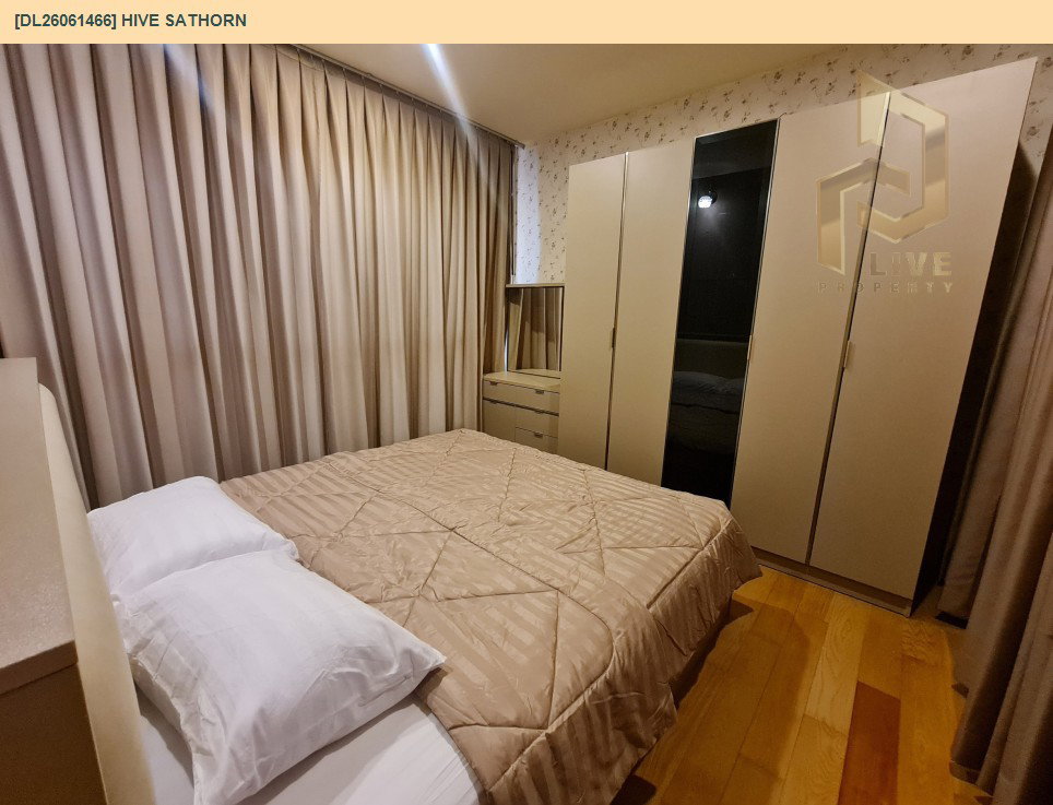 รูป DL26061466 ให้เช่าคอนโด ไฮฟ์ สาทร (Hive Sathorn) ใกล้ BTS กรุงธนบุรี พร้อมเข้าอยู่ โทรด่วน 0614453194 LineID @952jdxxk - รูปที่ 4/9