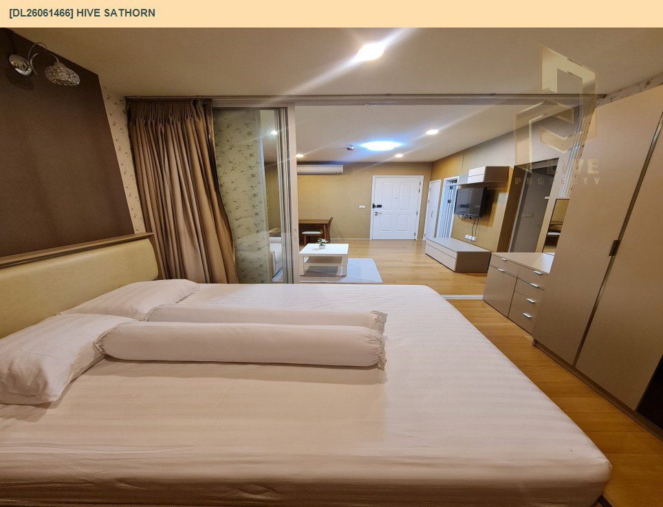 รูป DL26061466 ให้เช่าคอนโด ไฮฟ์ สาทร (Hive Sathorn) ใกล้ BTS กรุงธนบุรี พร้อมเข้าอยู่ โทรด่วน 0614453194 LineID @952jdxxk - รูปที่ 8/9