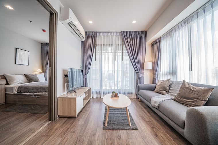 For rent ✨ Life Ladprao Valley ✨ 1 bedroom, size 35 sq m, fully furnished, beautifully decorated 😍 near BTS Ha Yaek Lat Phrao  and Central Ladprao 