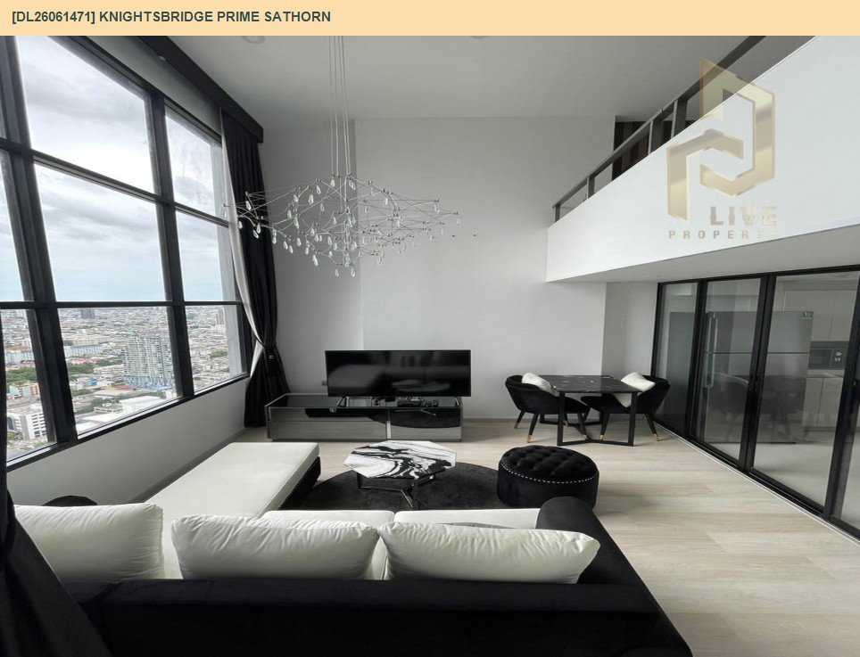 รูป DL26061471 ให้เช่าคอนโด ไนท์บริดจ์ ไพร์ม สาทร (Knightsbridge Prime Sathorn) ใกล้ BTS ช่องนนทรี พร้อมเข้าอยู่ โทรด่วน 0653619502 LineID @952jdxxk - รูปที่ 4/9