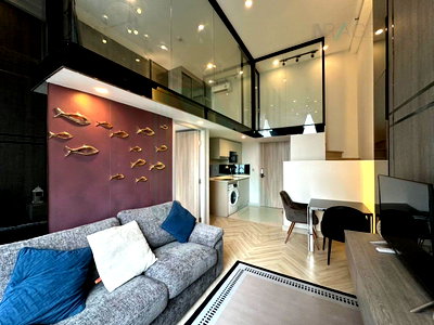 Condos for sale : 🚩 For Sell Condo KNIGHTSBRIDGE PRIME SATHORN Building 1, Floor 26,Duplex, Room size 45 sqm