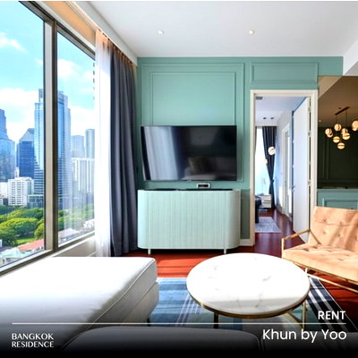 คอนโดให้เช่า : เช่าคอนโด 🚀 Khun by Yoo 2นอน 82ตร.ม. 120k💎 ห้องสวย กว้างพิเศษ ใกล้ BTS ทองหล่อ 