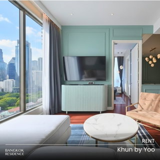 รูปภาพ Rental Condo 🚀 Khun by Yoo, 2BR 82 sq.m. 120K 💎 Spacious Luxury Unit, Beautiful Design, Near BTS Thonglo 