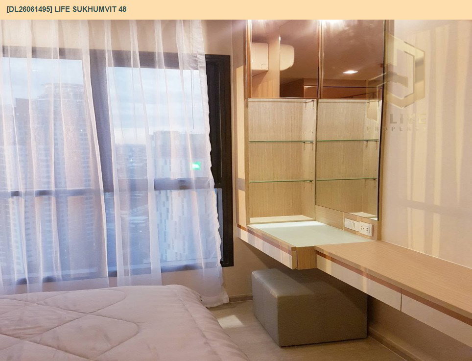 รูป DL26061495 ให้เช่าคอนโด ไลฟ์ สุขุมวิท 48 (Life Sukhumvit 48) ใกล้ BTS พระโขนง พร้อมเข้าอยู่ โทรด่วน 0653619502 LineID @952jdxxk - รูปที่ 10/12