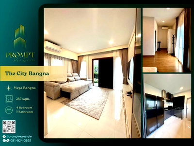 Houses for rent บิ๊กซี บางพลี : ST13211 - The City Bangna (New Project)  : MegaBangna