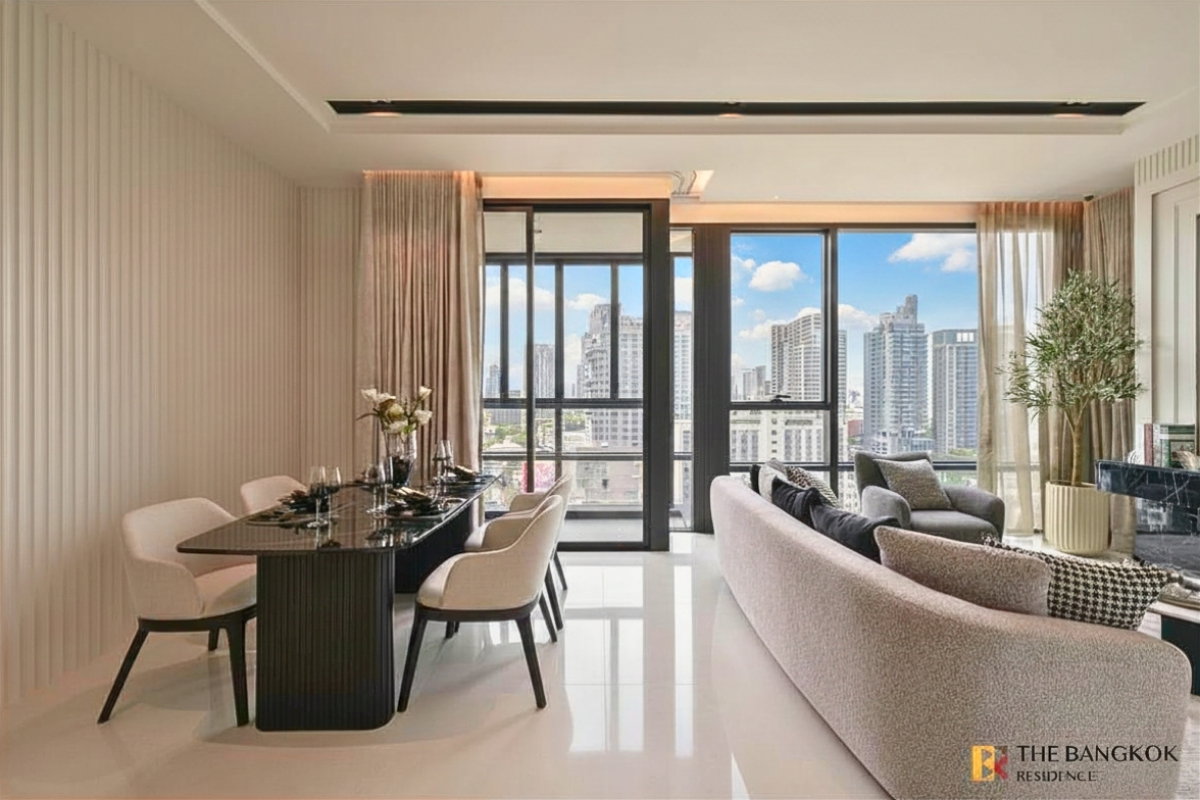 รูป เช่าคอนโด 🌆 The Bangkok Thonglor 2นอน 86ตร.ม. 120K 🥂 ห้องสวย ราคาดี ใจกลางทองหล่อใกล้ BTS ทองหล่อ  - รูปที่ 3/9