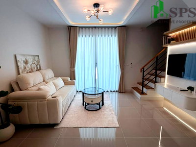 Townhouses for rent Samut Prakarn : For Rent | Beautiful Townhome at Pleno Sukhumvit–Bangna 3 | 5 minutes from Mega Bangna(SPSMG35)