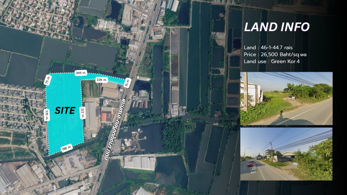 picture LAND FOR SALE BangKhunTain Large-scale 46Rais - 3/7