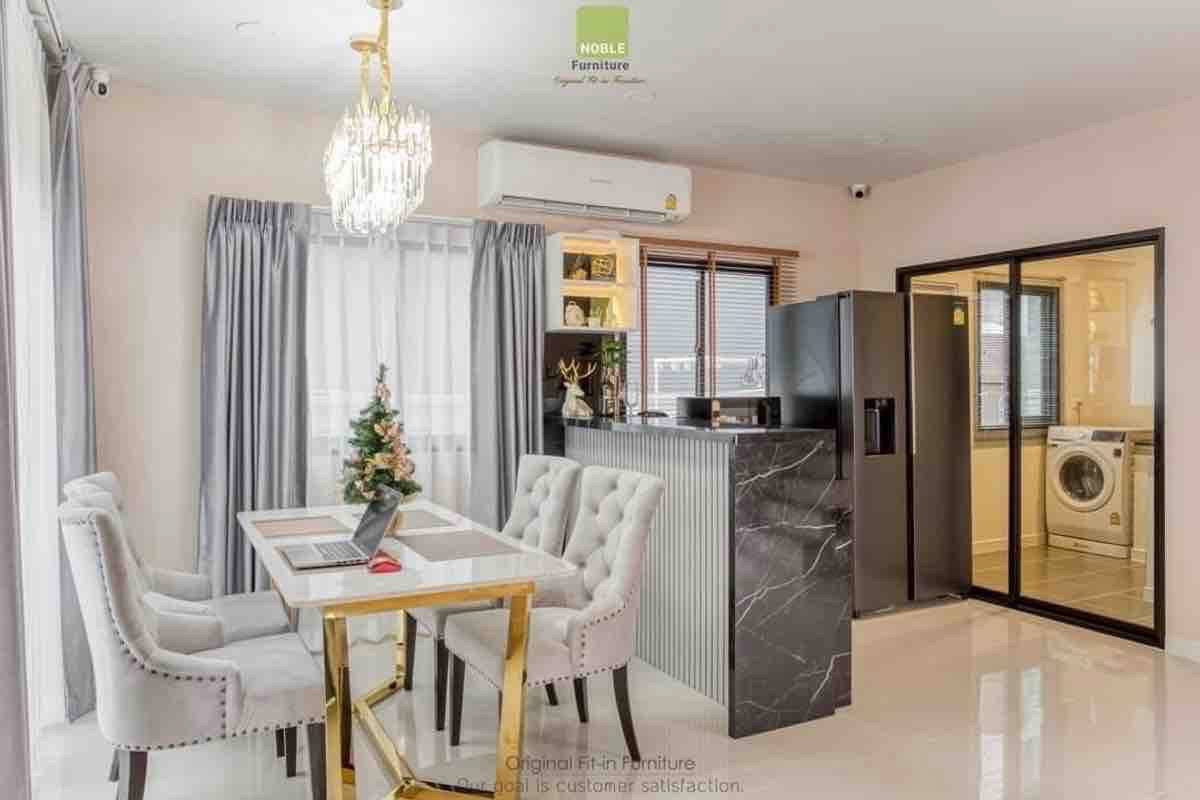 รูป 🏡 ให้เช่าบ้านแฝดสุดหรู Britania วงแหวน–หทัยราษฎร์ 3 ห้องนอน 2 ห้องน้ำ บ้านใหม่ ตกแต่งครบ พร้อมเข้าอยู่ ราคาพิเศษ! รับต่างชาติ - รูปที่ 8/13